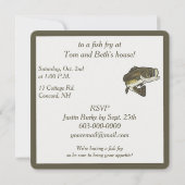 Invitation à la fête : Basse à grande bouche (Dos)