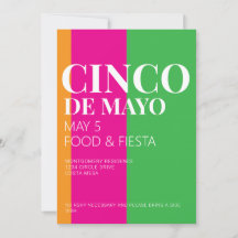 Invitation à la fête BBQ de Cinco De Mayo