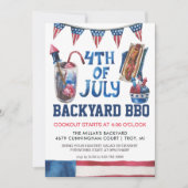 Invitation à la fête BBQ du 14 juillet (Devant)