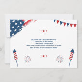 Invitation à la fête BBQ du 4 juillet (Dos)