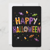 Invitation à la fête Boo Bash Halloween (Dos)