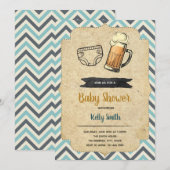 Invitation à la fête câlins et couche-culottes (Devant / Derrière)