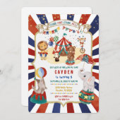 Invitation à la fête Carnaval (Devant / Derrière)