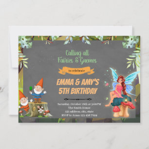 Invitation à la fête conjointe de la fée et du gno