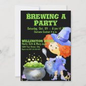 Invitation à la fête costumée de l'Halloween pour  (Devant)