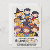 Invitation à la fête costumée de l'Halloween pour  (Devant)