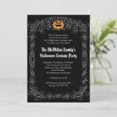 Invitation à la fête costumée d'Halloween (Debout devant)