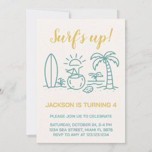 Invitation à la fête d’anniversaire du Surf modifi