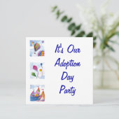 invitation à la fête d'adoption (Debout devant)