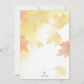 Invitation à la fête d'amour d'Halloween (Dos)