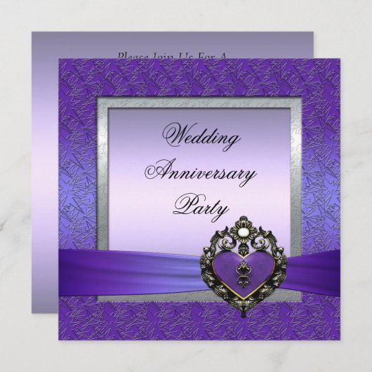 Invitation à la fête d'anniversaire (Devant / Derrière)