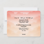 Invitation à la fête d'anniversaire (Dos)