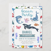 Invitation à la fête d'anniversaire (Devant)