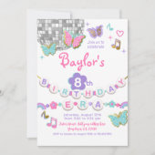 Invitation à la fête d'anniversaire (Devant)