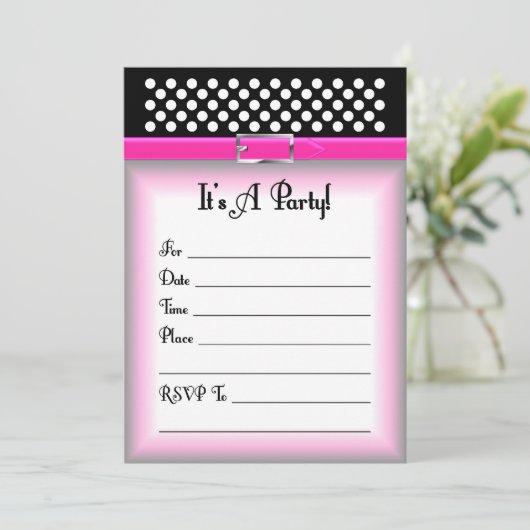  Invitation à la fête d'anniversaire (Debout devant)