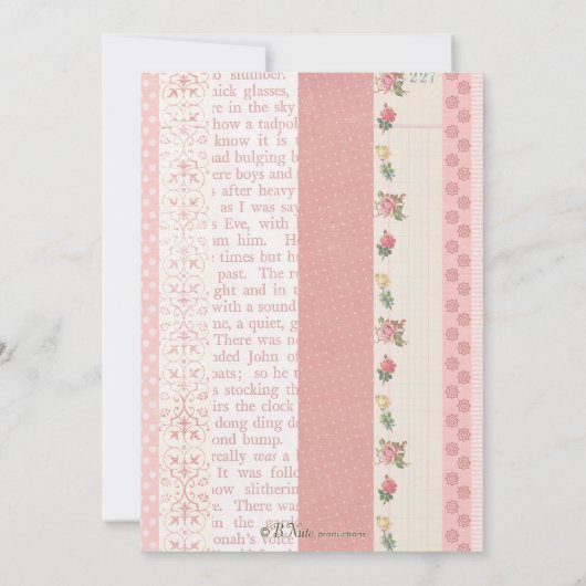 Invitation à la fête d'anniversaire (Dos)