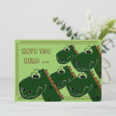 Invitation à la fête d'anniversaire (Debout devant)