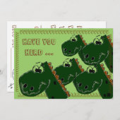 Invitation à la fête d'anniversaire (Devant / Derrière)