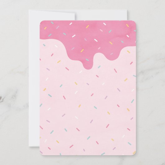 Invitation à la fête d'anniversaire (Dos)