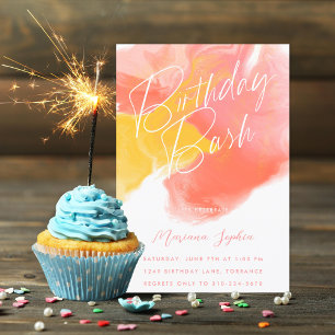 Invitation à la fête d'anniversaire