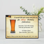 Invitation à la fête d'anniversaire (Debout devant)