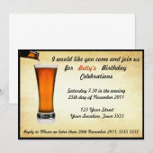 Invitation à la fête d'anniversaire (Devant / Derrière)