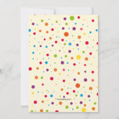 Invitation à la fête d'anniversaire (Dos)