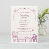 INVITATION À LA FÊTE D'ANNIVERSAIRE (Debout devant)