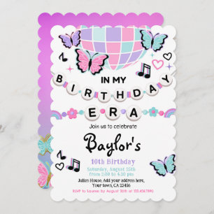 Invitation à la fête d'anniversaire