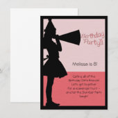Invitation à la fête d'anniversaire (Devant / Derrière)