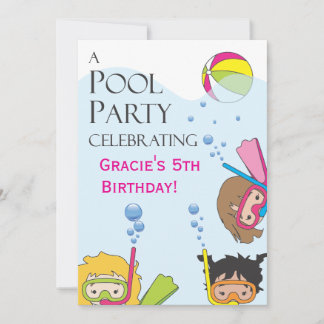 Invitation à la fête d'anniversaire