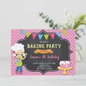 Invitation à la fête d'anniversaire (Debout devant)