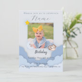 Invitation à la fête d'anniversaire (Debout devant)