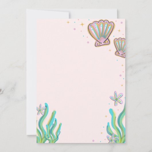 Invitation à la fête d'anniversaire (Dos)