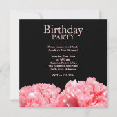 Invitation à la fête d'anniversaire (Devant)