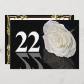 Invitation à la fête d'anniversaire 22 ans (Devant / Derrière)