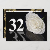 Invitation à la fête d'anniversaire 32 ans (Devant / Derrière)