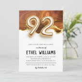 Invitation à la fête d'anniversaire 92 ans (Debout devant)