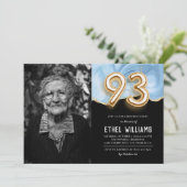 Invitation à la fête d'anniversaire 93 ans (Debout devant)