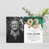 Invitation à la fête d'anniversaire 93 ans (Debout devant)