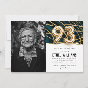 Invitation à la fête d'anniversaire 93 ans