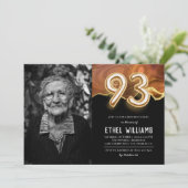 Invitation à la fête d'anniversaire 93 ans (Debout devant)