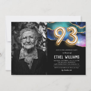 Invitation à la fête d'anniversaire 93 ans