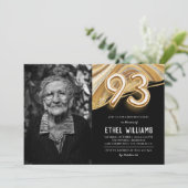 Invitation à la fête d'anniversaire 93 ans (Debout devant)