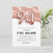 Invitation à la fête d'anniversaire 94 ans (Debout devant)