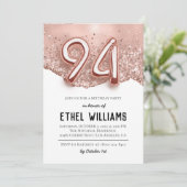 Invitation à la fête d'anniversaire 94 ans (Debout devant)