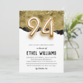 Invitation à la fête d'anniversaire 94 ans (Debout devant)
