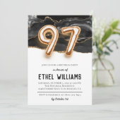 Invitation à la fête d'anniversaire 97 ans (Debout devant)