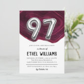 Invitation à la fête d'anniversaire 97 ans (Debout devant)