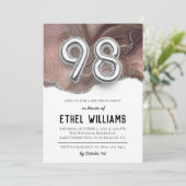 Invitation à la fête d'anniversaire 98 ans (Debout devant)